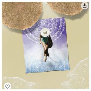 New Beach Blanket Sunlit Large Purple/Blue